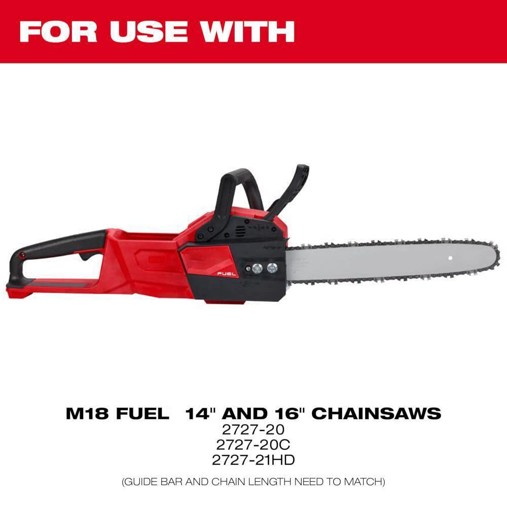 49-16-2747 Fits Milwaukee Chainsaw Case, Compable with Milwaukee Chainsaw M18 Fuel (2727-20) - Black/Red